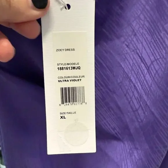 Ronny Kobo Purple Dress Size XL One Shoulder Satin Wedding Guest Party Vacation - Picture 8 of 9